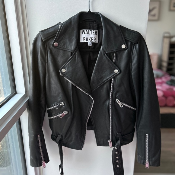 (SOLD) Walter Baker Leather Jacket - Picture 1 of 3
